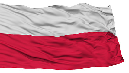 Image showing Isolated Poland Flag