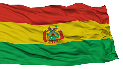 Image showing Isolated Bolivia Flag