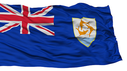 Image showing Isolated Anguilla Flag