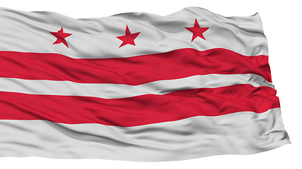 Image showing Isolated Washington DC Flag, USA state