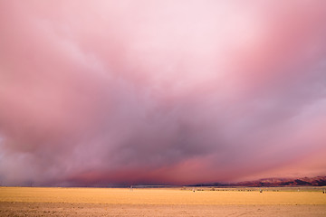 Image showing Storm Clouds Gather Great Basin Utah Near Milford