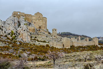 Image showing Loarre Castle (Castillo de Loarre) in Huesca Province Aragon Spain