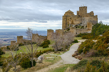 Image showing Loarre Castle (Castillo de Loarre) in Huesca Province Aragon Spain