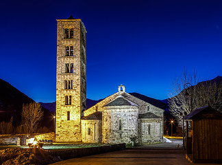 Image showing Roman Church of  Sant Climent de Taull, Catalonia - Spain