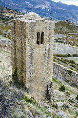 Image showing Loarre Castle (Castillo de Loarre) in Huesca Province Aragon Spain