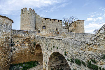 Image showing Castle in Almenar village, Soria