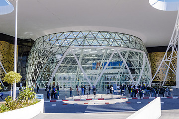 Image showing airport of Marrakesh Menara in Morocco.