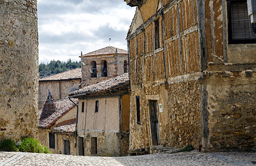 Image showing Popular architecture of Calatanazor Soria, Spain.
