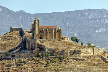 Image showing castle of san vicente de la sonsierra in la rioja 