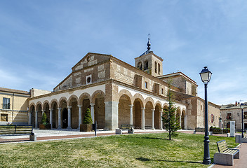 Image showing Santa Maria Church in Olmedo