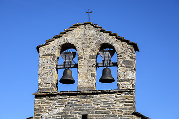 Image showing  Roman Church of Hermitage of San Quirce de Durro (Catalonia - Spain)