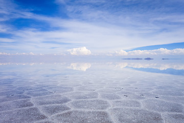 Image showing Salar de Uyuni desert, Bolivia