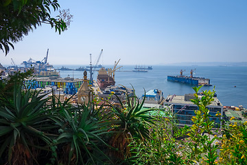 Image showing Valparaiso harbor, Chile