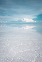 Image showing Salar de Uyuni desert, Bolivia