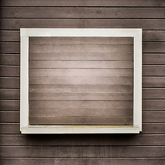 Image showing White frame on the wall