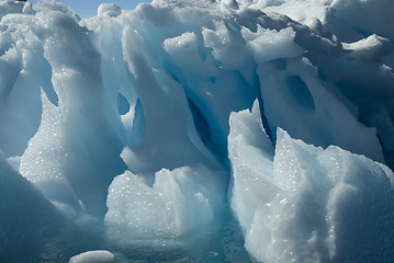 Image showing Beautiful view of icebergs in Antarctica