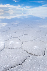 Image showing Salar de Uyuni desert, Bolivia