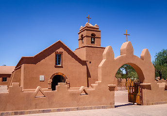 Image showing Church in San Pedro de Atacama, Chile