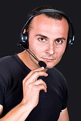 Image showing man with headphones