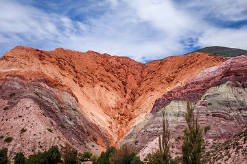 Image showing Purmamarca, hill of the seven colours, Argentina