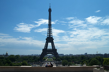 Image showing Eiffel romance