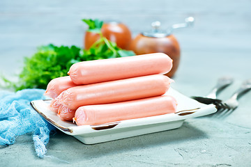 Image showing sausages