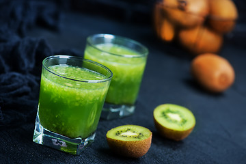 Image showing kiwi smoothie