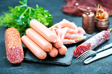 Image showing sausages