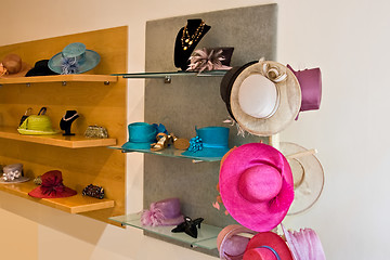 Image showing Hat shop