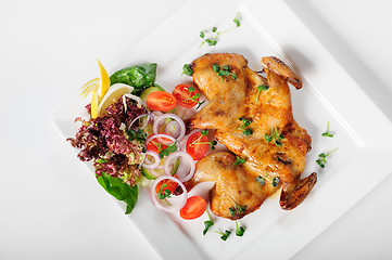 Image showing Chicken Tabaka, caucasian cuisine