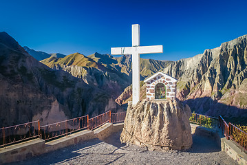 Image showing Large white cross