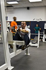 Image showing fitness gym training