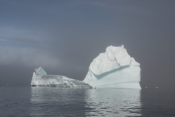 Image showing Beautiful view of icebergs in Antarctica