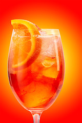 Image showing glass of aperol spritz cocktail