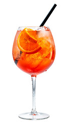 Image showing glass of aperol spritz cocktail