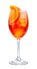 Image showing glass of aperol spritz cocktail