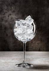 Image showing glass full of ice