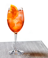 Image showing glass of aperol spritz cocktail