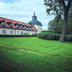 Image showing Hasselby Slott, a historic mansion in Stockholm