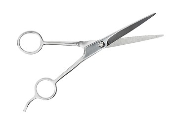 Image showing Barber scissors on white