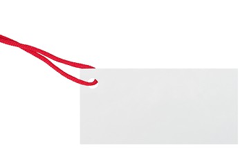 Image showing Blank price tag