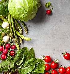 Image showing various fresh vegetables