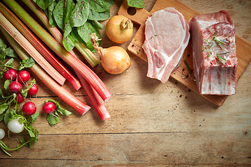 Image showing fresh raw products