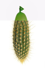 Image showing Abstract cactus small balloons 