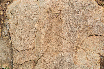 Image showing close up of stone surface