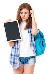 Image showing Student teen girl 