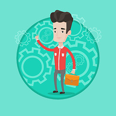 Image showing Successful business idea vector illustration.