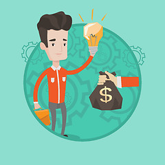 Image showing Successful business idea vector illustration.