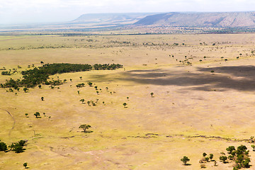 Image showing view to maasai mara savannah landscape in africa