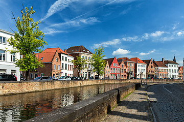 Image showing Houses of Bruges Brugge, Belgium